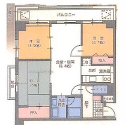 サンハイツ白鷺の物件間取画像